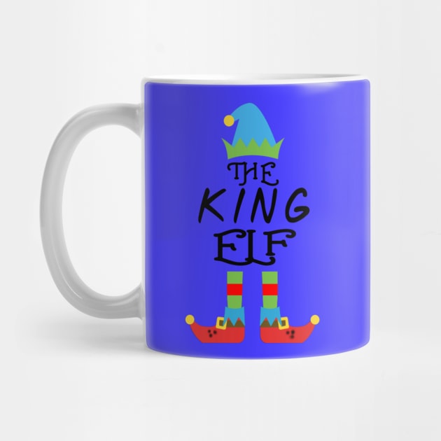 The King Elf Matching Family Group Christmas Party SANTA by CareTees